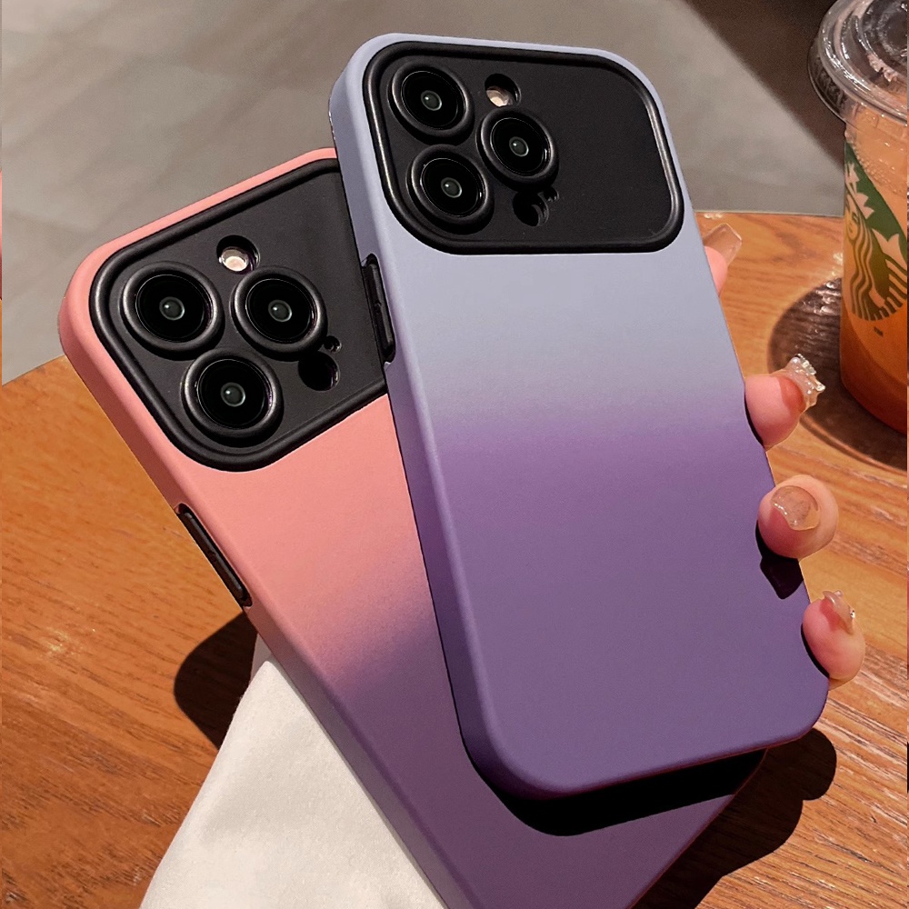 Ốp Điện Thoại TPU Mềm Chống Sốc Màu Gradient Sang Trọng Cho IPhone 11 12 13 14 Pro Max