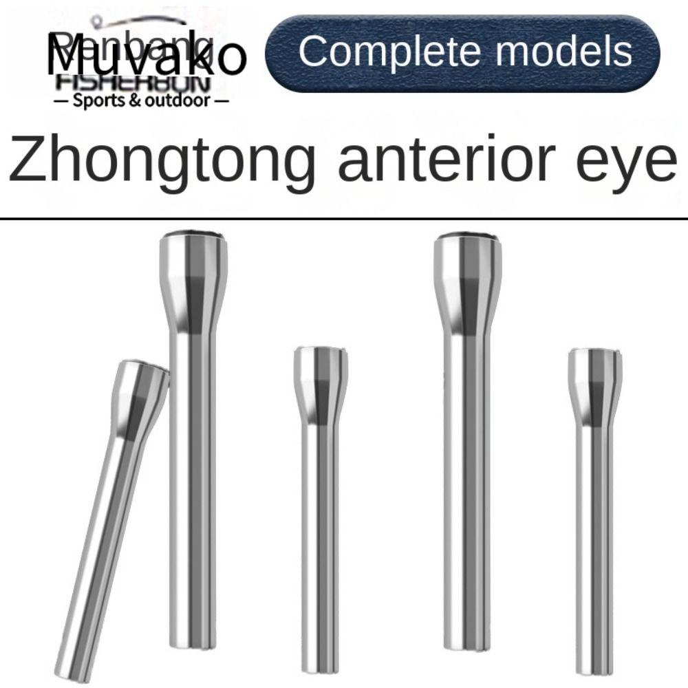 MUVAKO Phụ Kiện Đầu Dẫn Cần Câu Cá Bằng Thép Không Gỉ 2.8mm-4.6mm