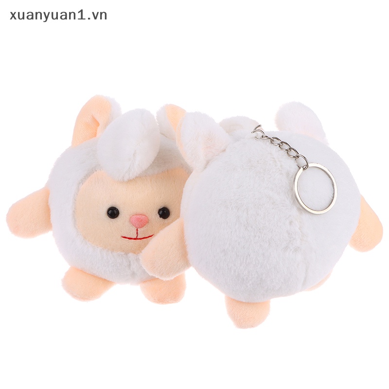 Móc Khóa Hình Chú Cừu Nhồi Bông Đáng Yêu