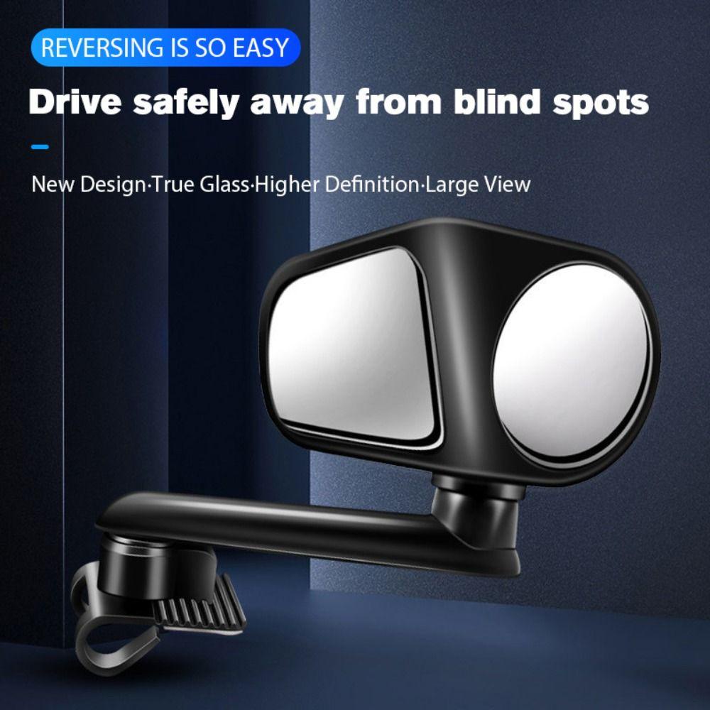 Gương Chiếu Hậu Góc Rộng Xoay 360 Độ Tránh Điểm Mù An Toàn Cho Xe Hơi / Xe Máy SUV