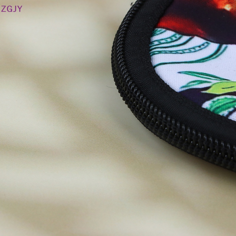 1 Hộp Đựng Mắt Kính Cầm Tay Bằng Cao Su Tổng Hợp Mềm Siêu Nhẹ Có Khóa Kéo Mới