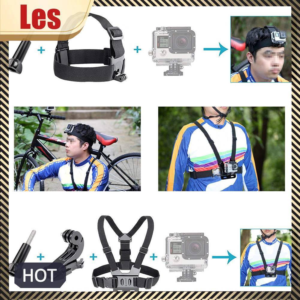 Dây Đeo Ngực Hình Chữ J Có Thể Điều Chỉnh Cho Gopro Action Camera