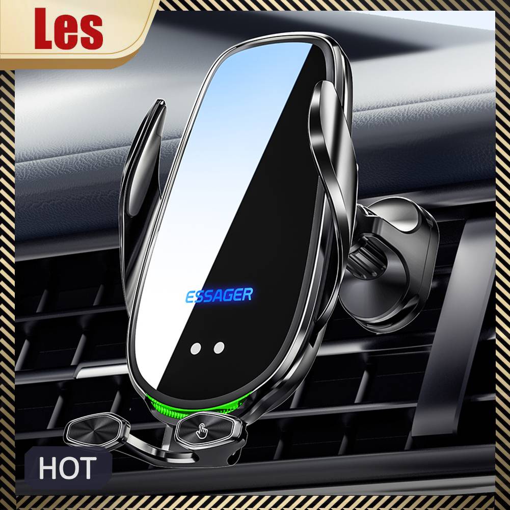 Giá Đỡ Điện Thoại Kiêm Sạc Không Dây 15W Cho Xe Ô Tô