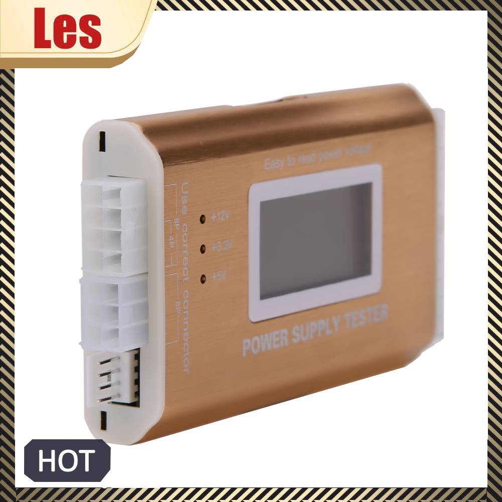 Thiết Bị Kiểm Tra Nguồn Cung Cấp Điện ATX BTX ITX SATA HDD Màn Hình LCD 20 / 24 Pin 4 PSU