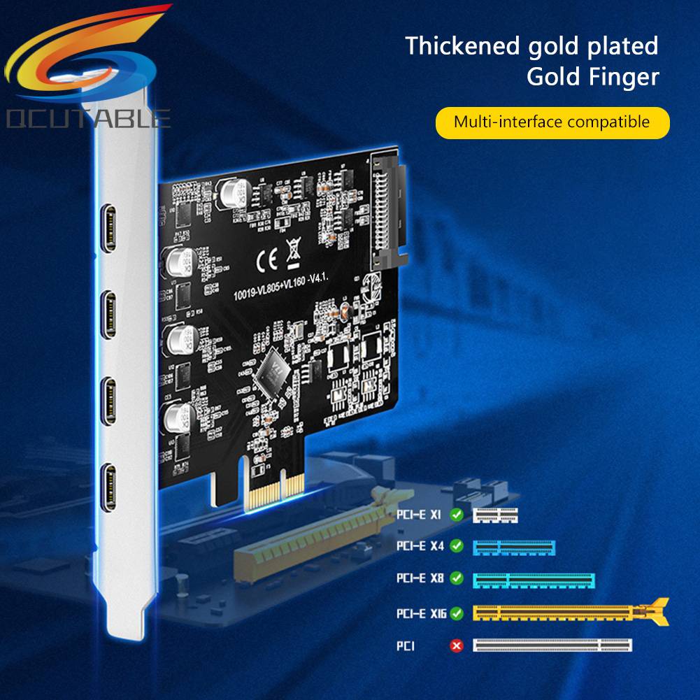 Thẻ Mở Rộng MAIWO KC019 PCIE Sang Type-C USB 3.1