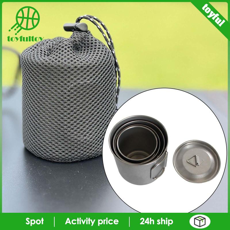 Set 4 Cốc Uống Nước 750ml Có Tay Cầm Có Thể Gấp Gọn Tiện Dụng Mang Theo Du Lịch / Cắm Trại