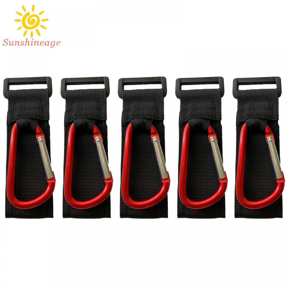 Set 5 Móc Treo Đồ Hình Chữ D Đa Năng Chất Liệu Hợp Kim Nhôm PU