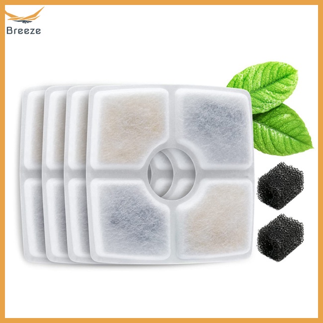 Bộ Lọc Vòi Nước Than Hoạt Tính Hình Vuông Thay Thế Cho Thú Cưng