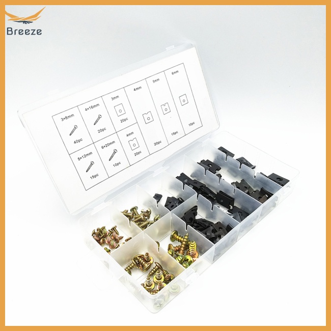 Set 170 Đinh Vít Nhựa Phụ Tùng Cho Xe Ô Tô