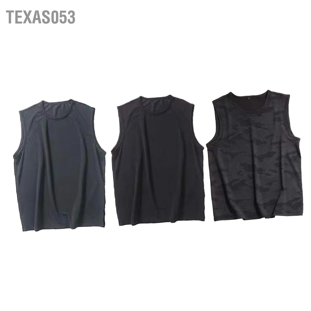 Texas053 Áo ba lỗ làm mát cho nam vest tập luyện không tay Làm khô nhanh các môn thể thao tại nhà