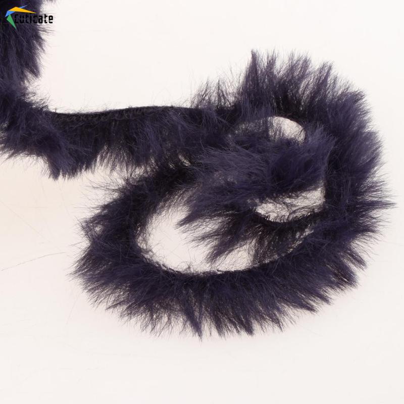 Cuộn Len Lông Mi Giả Mềm 32m Sợi Nhân Tạo Màu Trắng