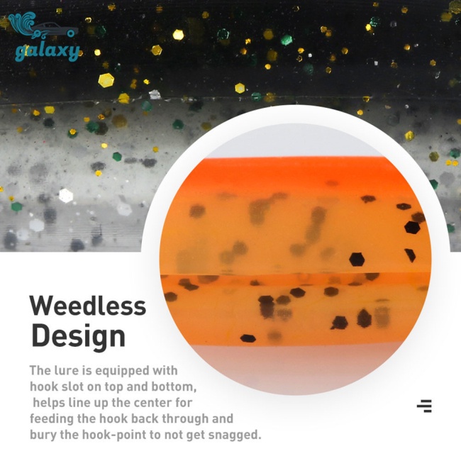 Galaxy Set 100 Mồi Giả Nhử Cá 2g / 7cm Bằng Nhựa Mềm