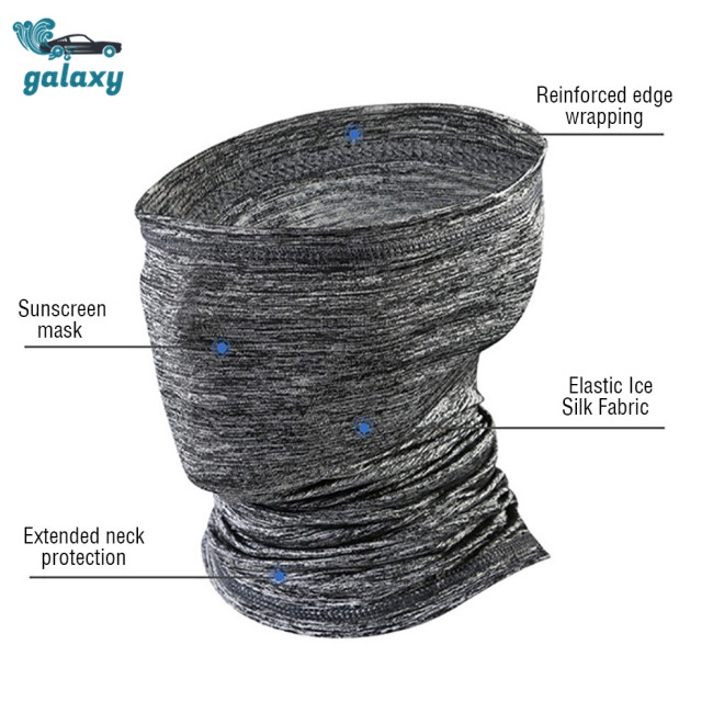 Galaxy Khẩu Trang Lụa Lạnh Che Mặt Chống Nắng Chống Gió Thoáng Khí