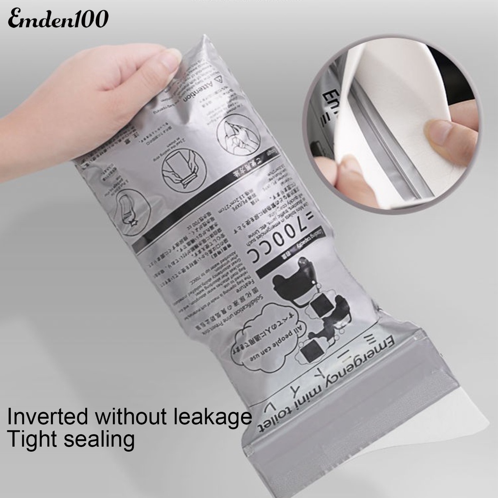 Túi Đi Vệ Sinh Khẩn Cấp 700ml Tiện Lợi Cho Xe Ô Tô