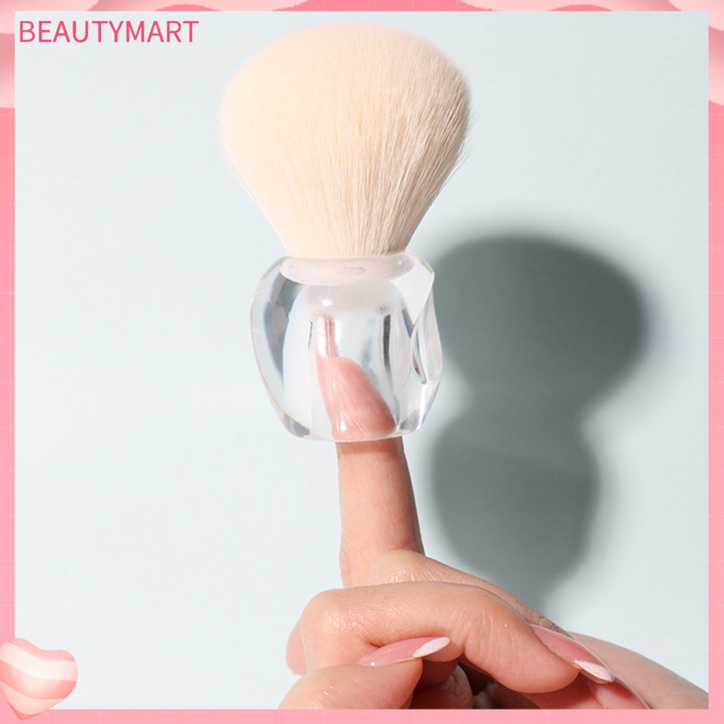 Cọ Trang Điểm Lông Mềm Thiết Kế Quả Táo Nhỏ Gọn Dễ Bắt Sáng