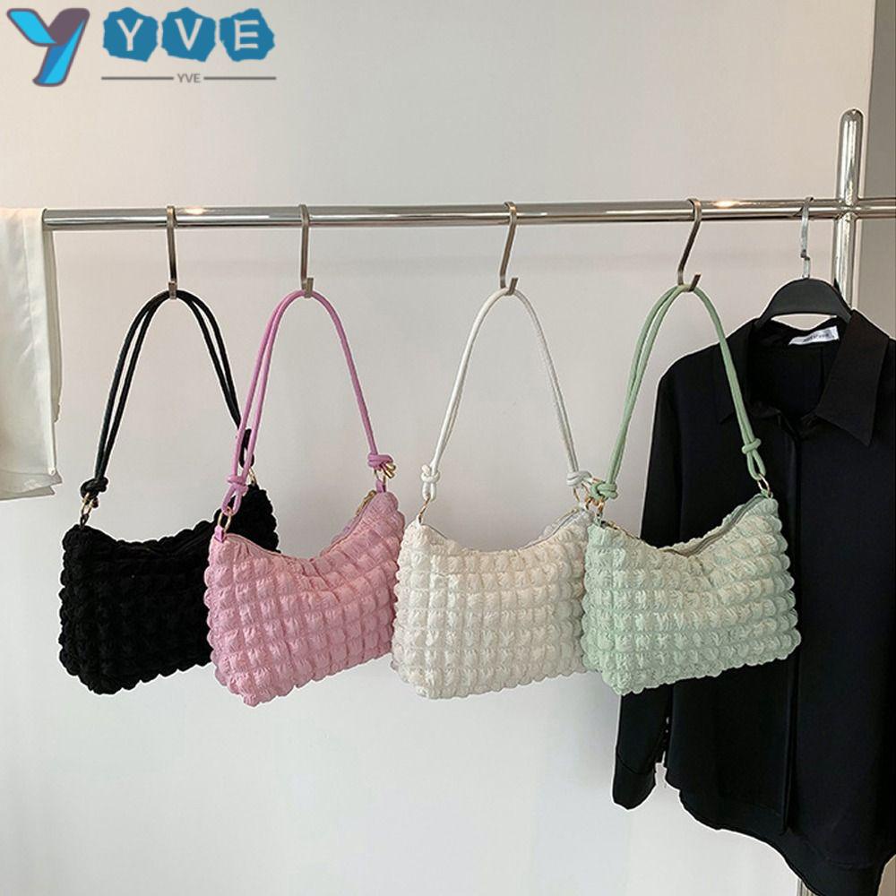 YVE Túi Đeo Vai Màu Trơn Hợp Thời Trang