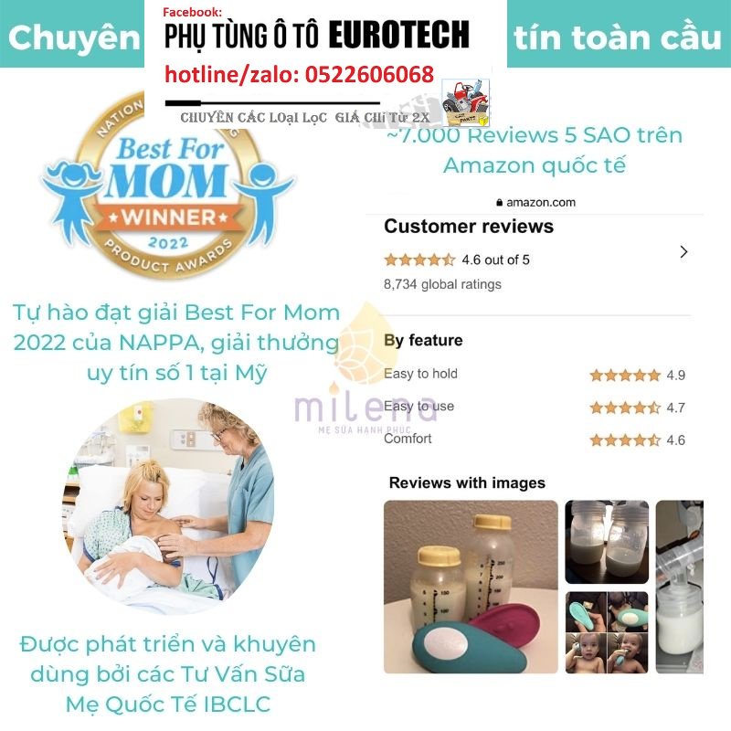 Máy Thông Tắc Tia Sữa Lavie Massage Thông Tia Tại Nhà Ít Đau Tự Làm Dễ Dàng Ngừa Tắc Lại Hút Nhanh Hơn Kích Sữa Mẹ