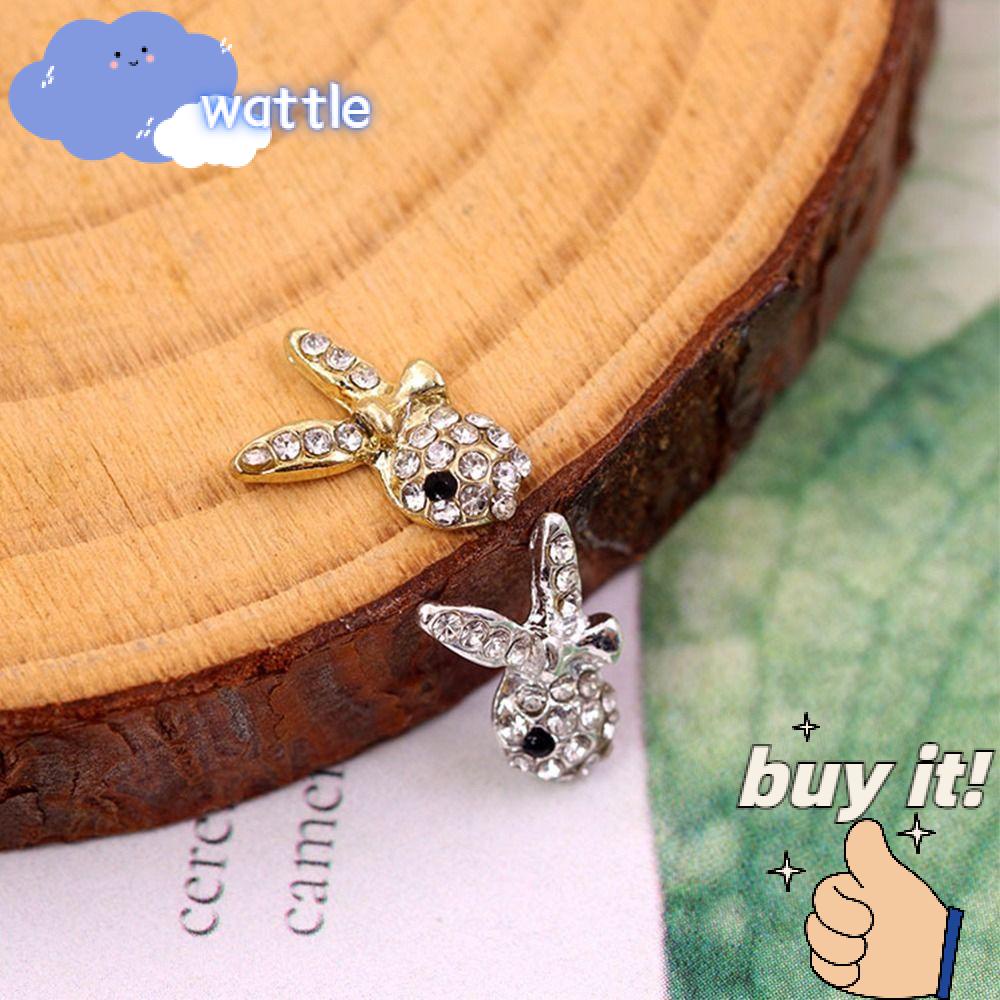 WATTLE Phụ Kiện Trang Trí Móng Nghệ Thuật Họa Tiết Hoạt Hình DIY