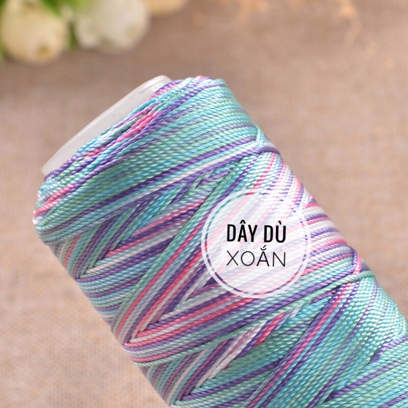 SIÊU RẺ  15 mét dây dù xoắn 0.8mm làm vòng handmade - PH803 [Hàng loại 1 - SIÊU ĐẸP]
