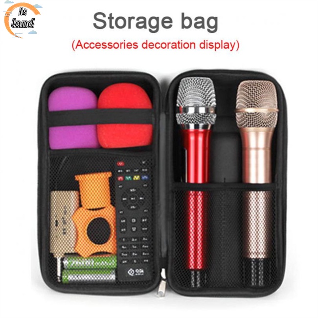 Túi Đựng Micro Không Dây Eva Cứng Sức Chứa Lớn Dùng Khi Đi Du Lịch / Cắm Trại