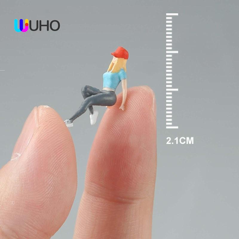 Mô Hình Cô Gái Bằng Nhựa Resin Trang Trí Tiểu Cảnh Diorama Thu Nhỏ