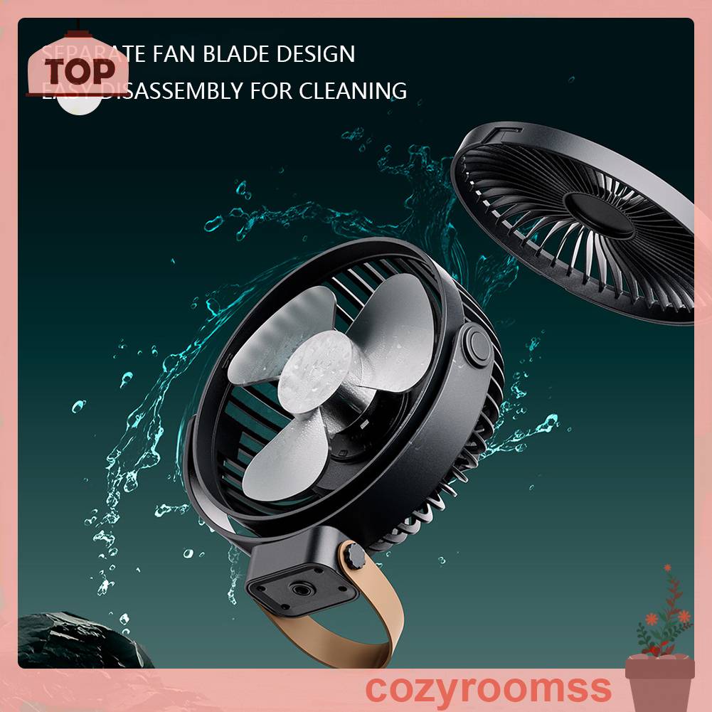 Quạt Thổi Khí 4800mAh Di Động Tiện Dụng Cho Tiệc Nướng BBQ / Cắm Trại