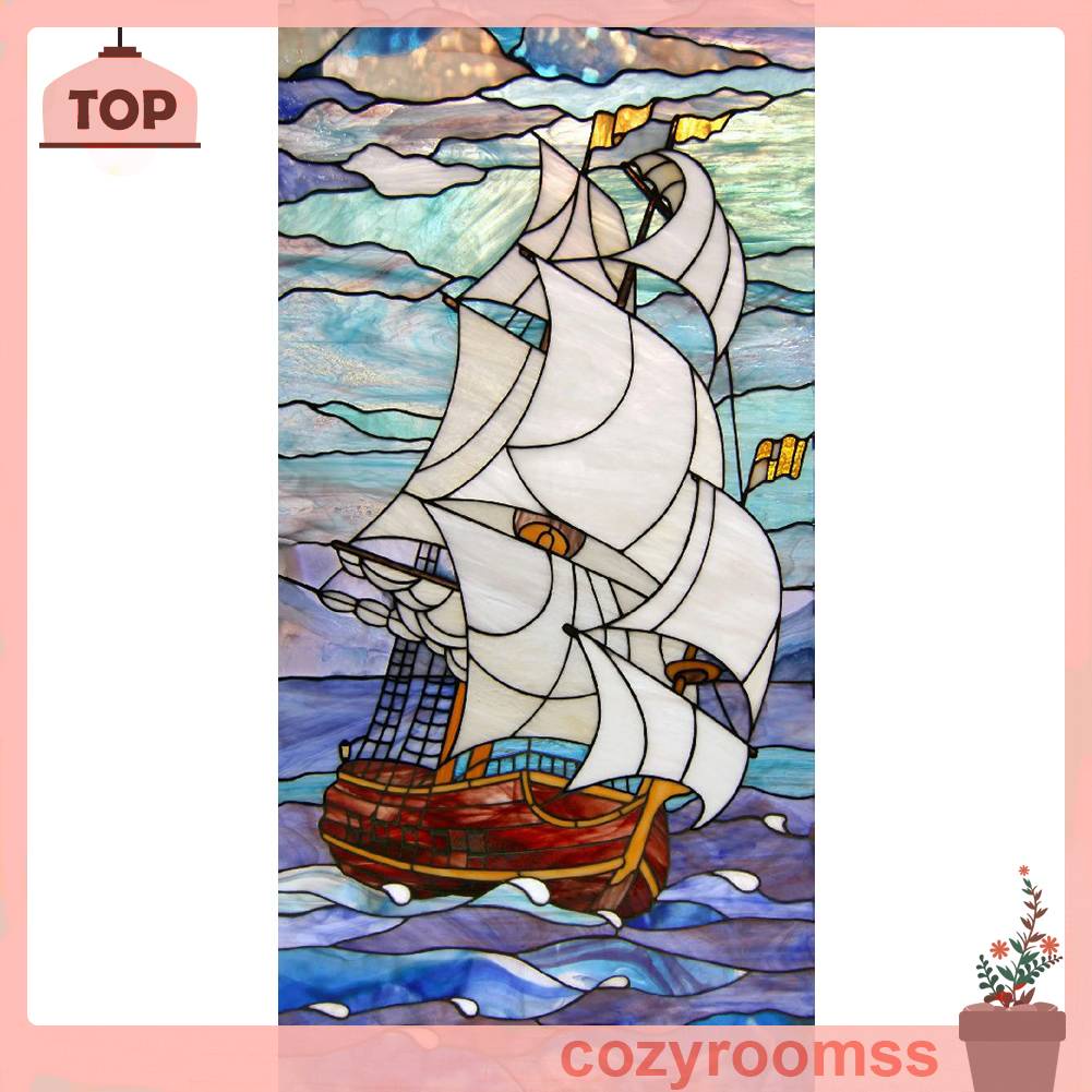 Tranh Đính Đá Kim Cương Toàn Bộ 5D DIY Hình Vẽ Thuyền Buồm