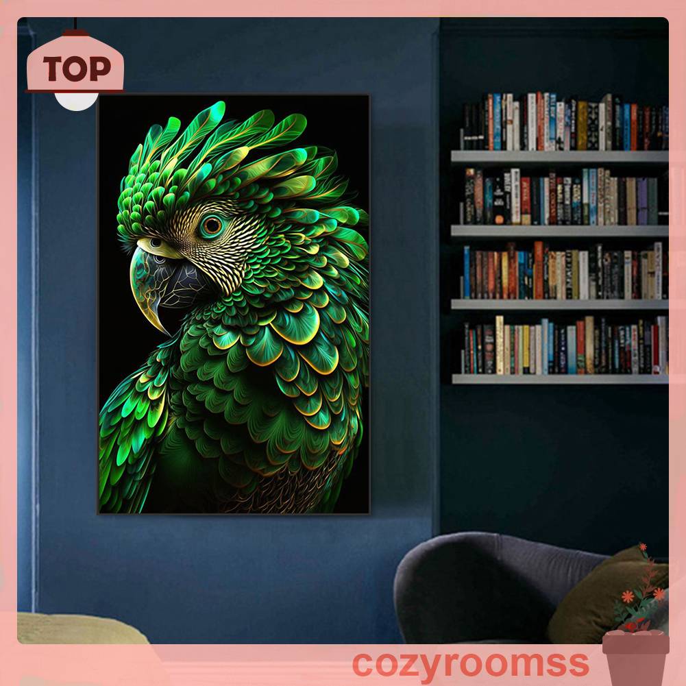 Tranh Đính Đá Kim Cương Toàn Bộ 5D DIY Hình Vẽ Vẹt