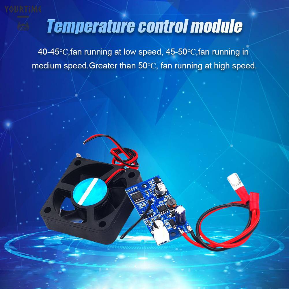 Mô Đun Tản Nhiệt 3 Bánh Răng DC 6-70V Có Thể Điều Chỉnh Cho Khung Gầm PC