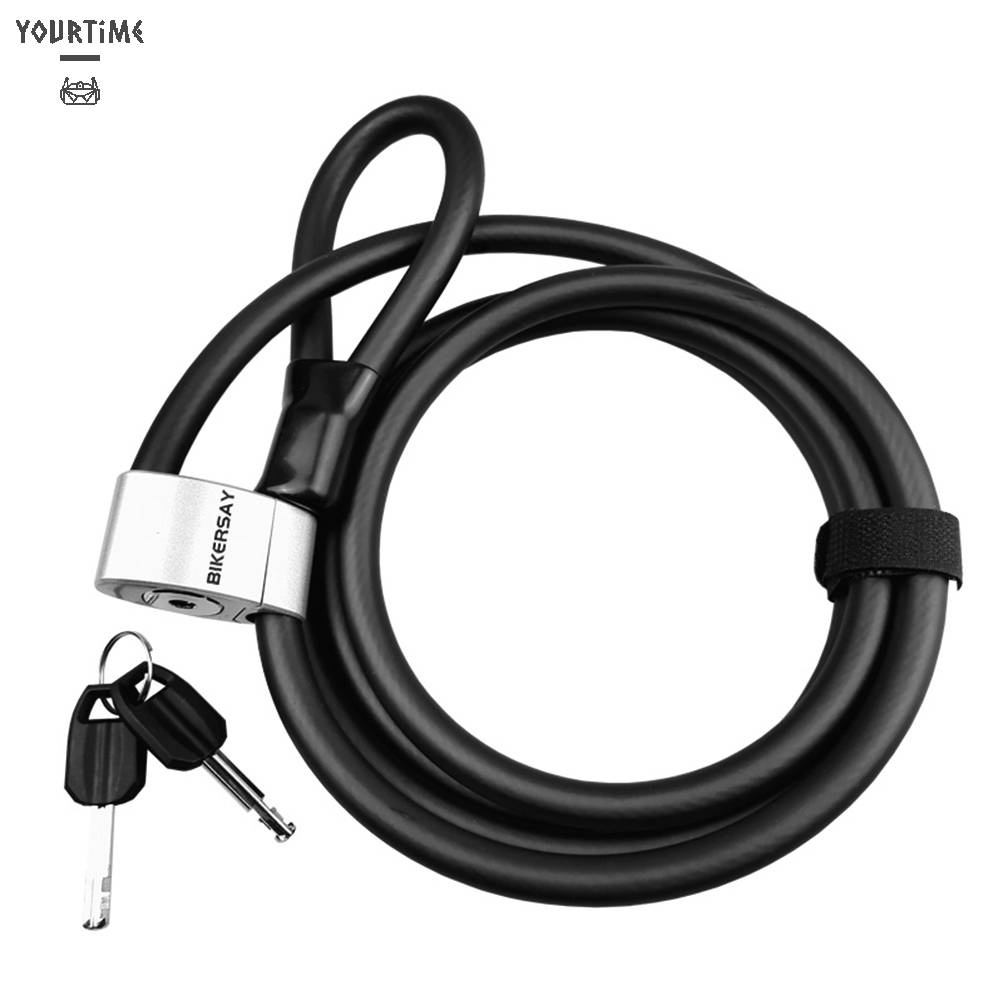 Dây Khóa Xe Đạp Chống Trộm Kèm Chìa Khóa