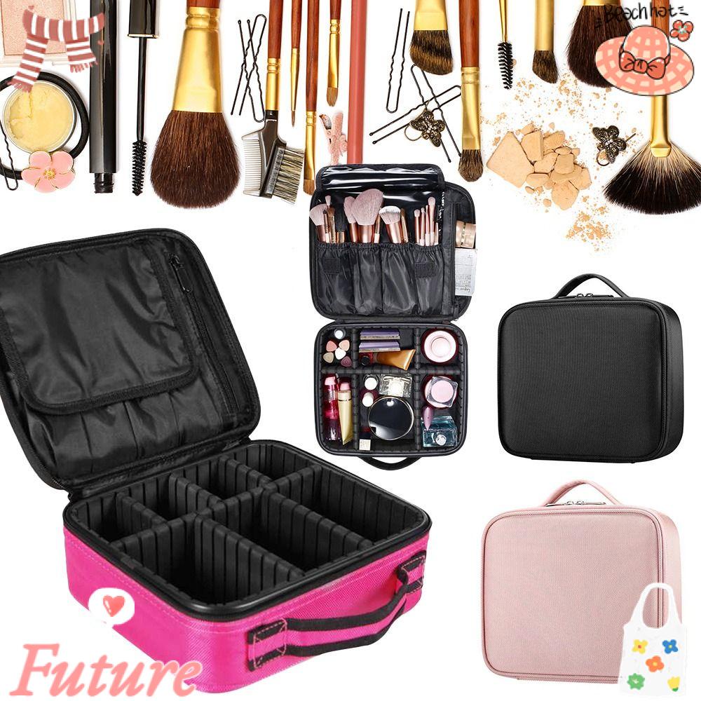 FUTURE Túi Đựng Mỹ Phẩm Chống Thấm Nước Có Khóa Kéo Đa Năng Tiện Dụng