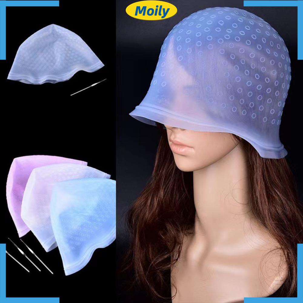 Mũ Silicone Nhuộm Tóc Chuyên Nghiệp Cho Salon Làm Đẹp