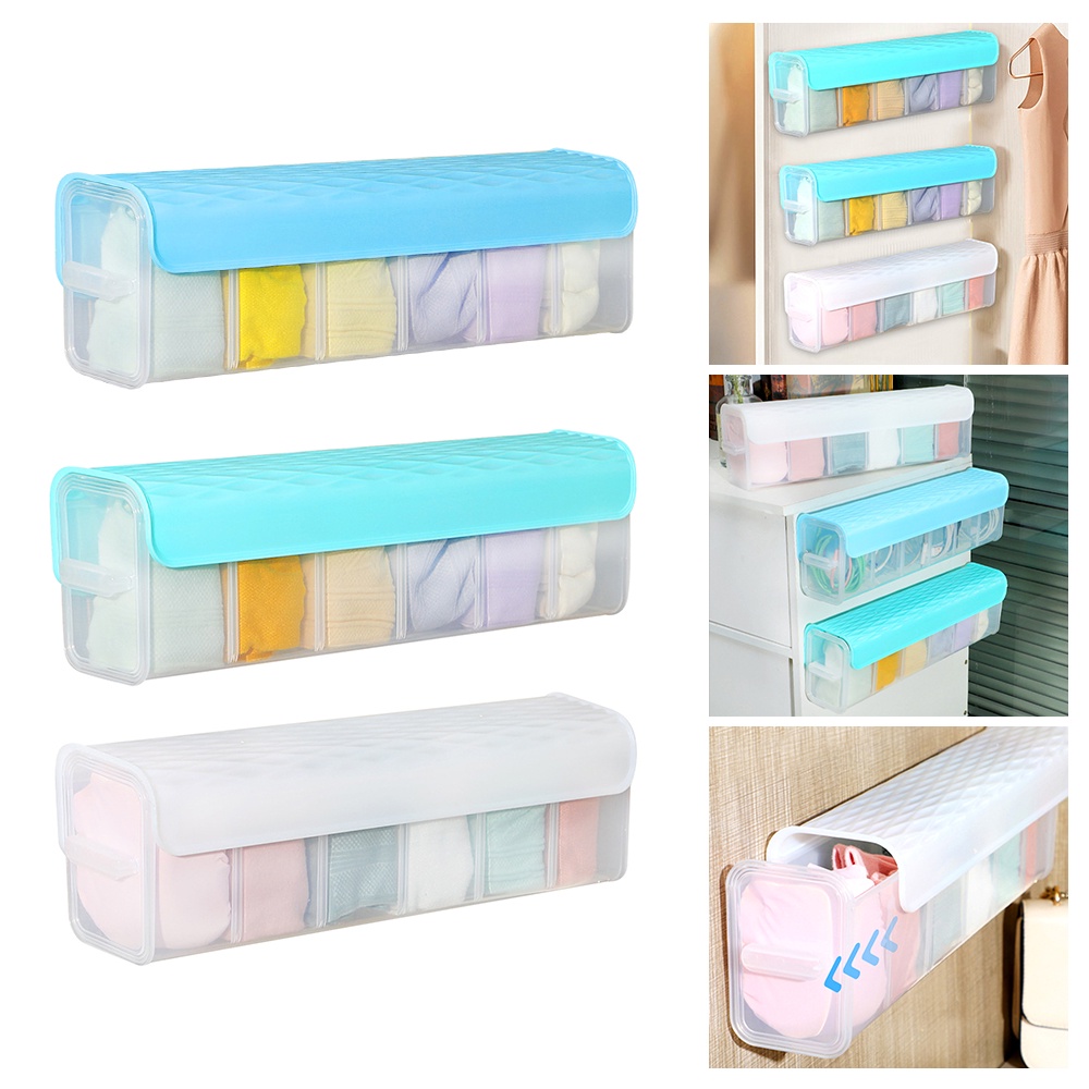 Hộp Đựng Đồ Lót / Vớ / Đồ Lót 3 Trong 1 Treo Tường Sắp Xếp Gọn Gàng Cho Phòng Ngủ