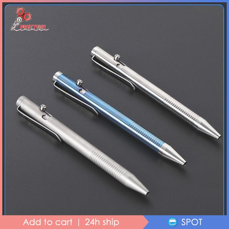 Bút Bi Prettyia1 Ngòi 0.5mm Có Thể Thu Gọn Tiện Dụng