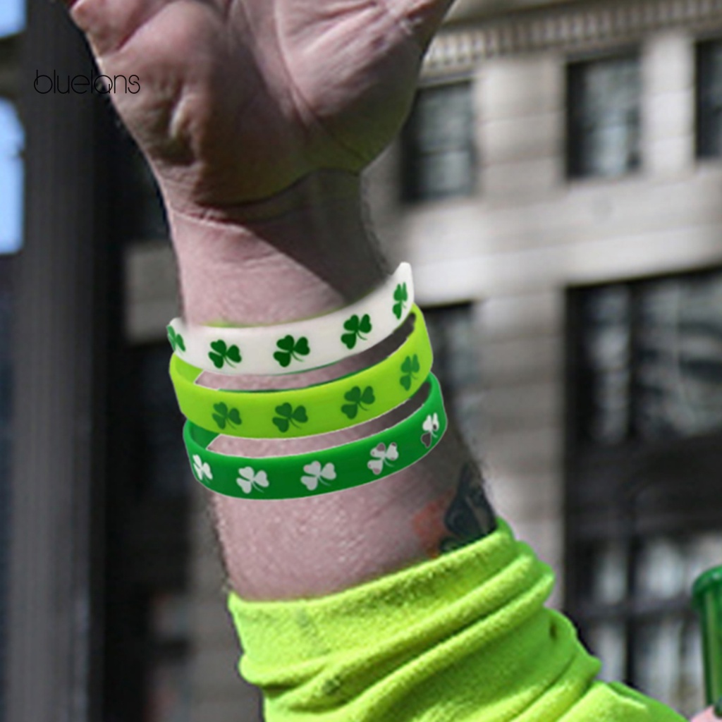 Bộ 1 / 3 Huy Hiệu Cài Áo Hình Cỏ Shamrock May Mắn