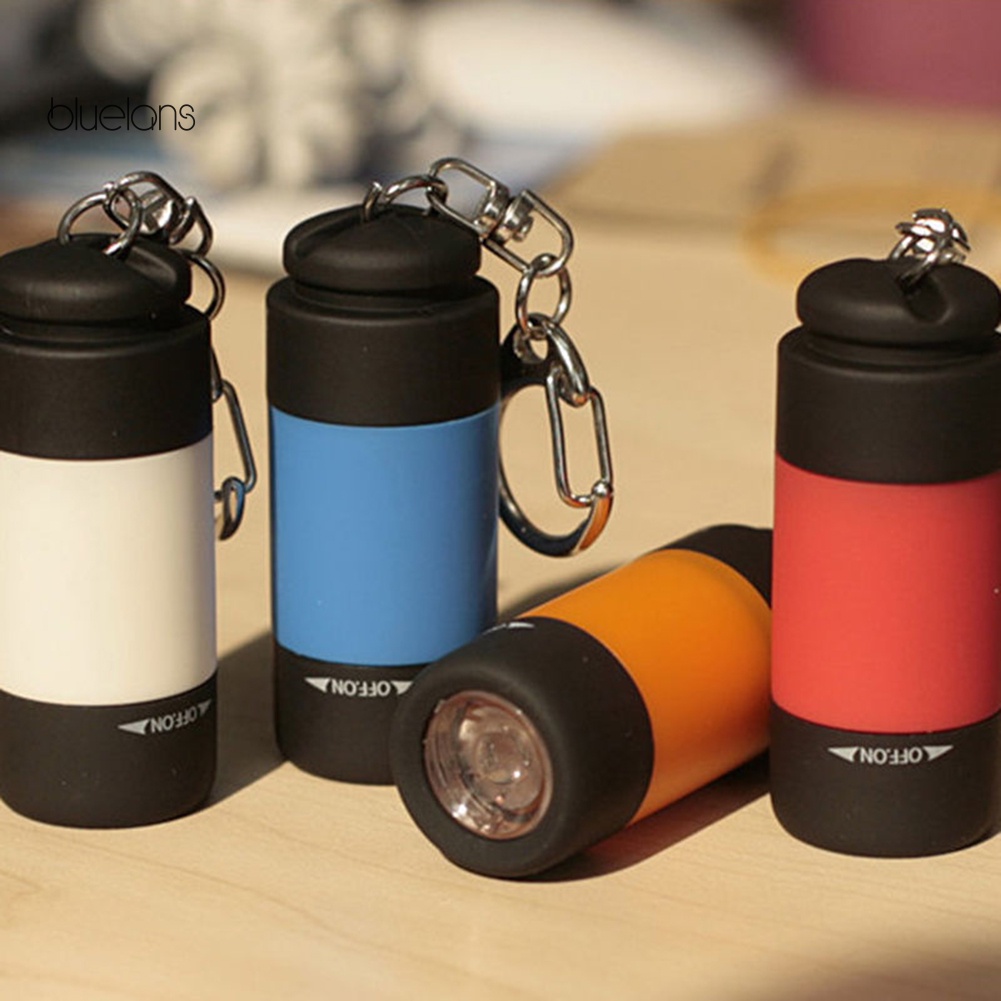 Móc Khóa Đèn Pin LED Mini Sạc USB Bỏ Túi Tiện Dụng