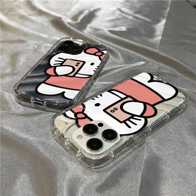 Ốp Lưng Trong SuốT HìNh Con MèO Cho Iphone14Promaxxr 7 / 8 1312 11 / GKYS