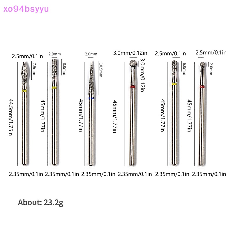 Set 6 Đầu Mài Móng Tay Chuyên Dụng Xo94Bsyu