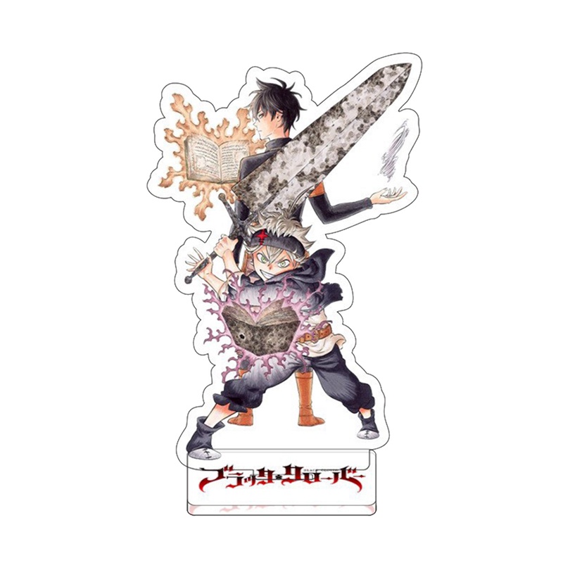 Mô Hình Nhân Vật Anime Black Clover Bằng Acrylic Có Giá Đỡ