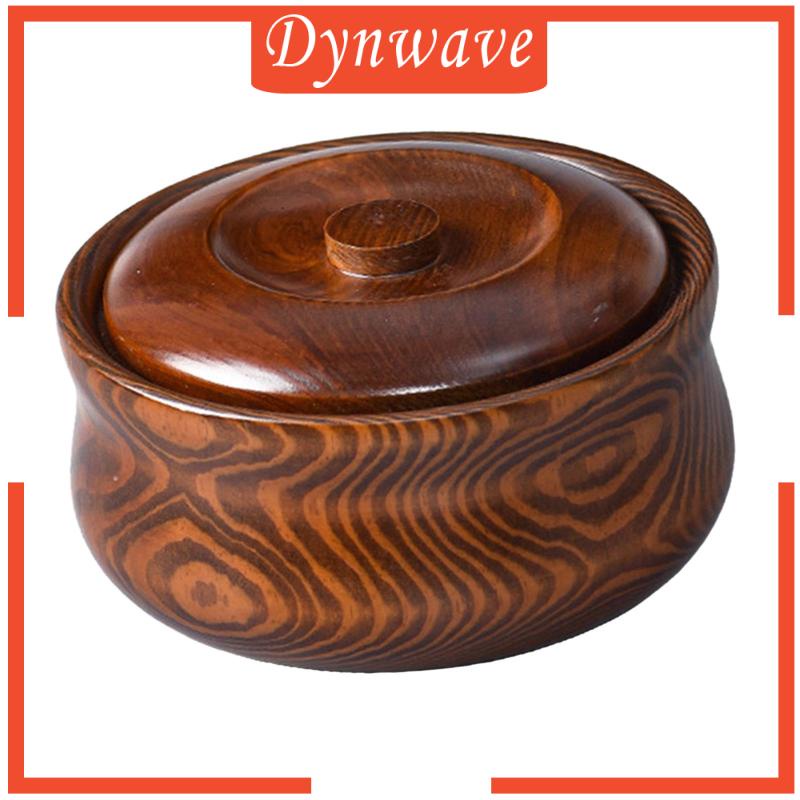 Tô Gỗ Hình Tròn Đa Năng Có Thể Tái Sử Dụng