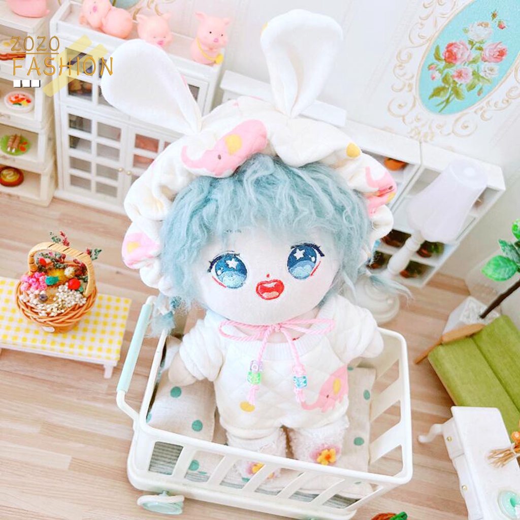 Búp Bê Đồ Chơi Hình Chú Voi Bằng Vải Mềm Mại Kích Thước 20cm