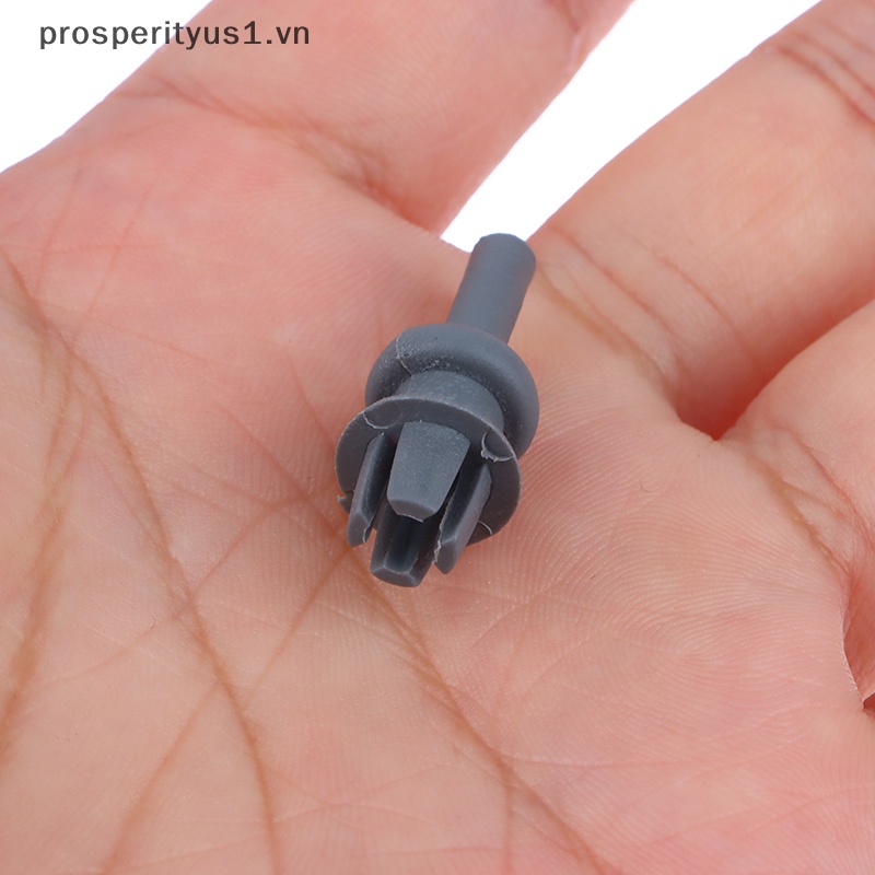 1 [prosperityus1] 10 Móc Nhựa Màu Xám Treo Dây Cáp Cho Thân Cây C2 C3 [VN]
