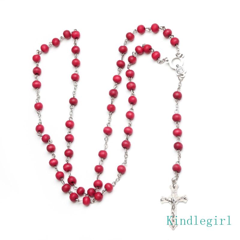Vòng cổ Chuỗi Hạt Dài Mặt Thánh Giá Thời Trang Cho Nam Và Nữ