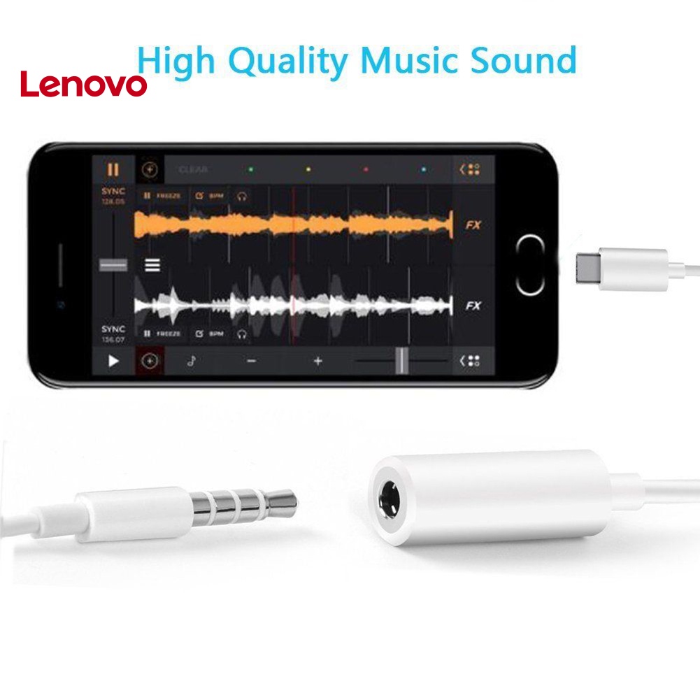 Set 2 Dây Cáp Âm Thanh Chuyển Đổi Từ Đầu Cắm Type C Sang Ổ Cắm 3.5mm Chuyên Dụng