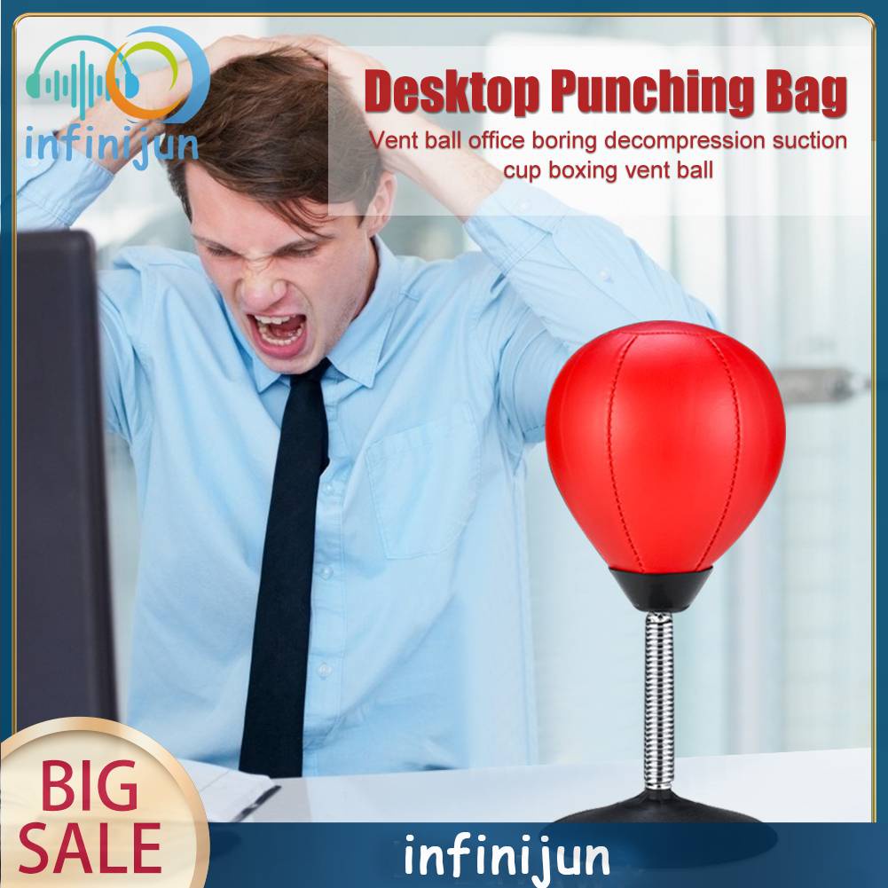 Bóng Hút Để Bàn Giảm Căng Thẳng Kèm Đồ Bơm Tiện Lợi