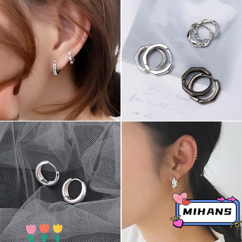 MIH Bông Tai Dạng Vòng Thời Trang Cho Nữ