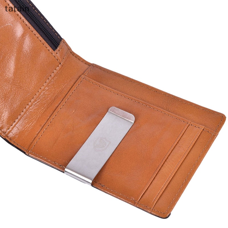 Ví Da Thật Mỏng Đựng Thẻ / Tiền Dành Cho Nam