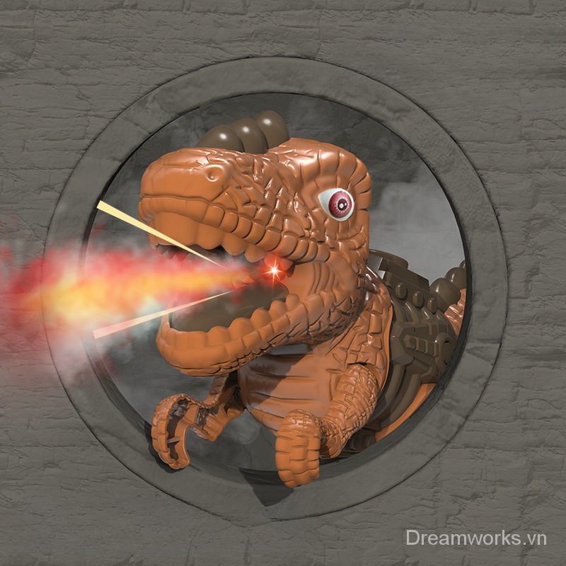 Đồ Chơi Khủng Long Bạo Chúa Phun Sương Cho Bé Trai 2-3 Tuổi