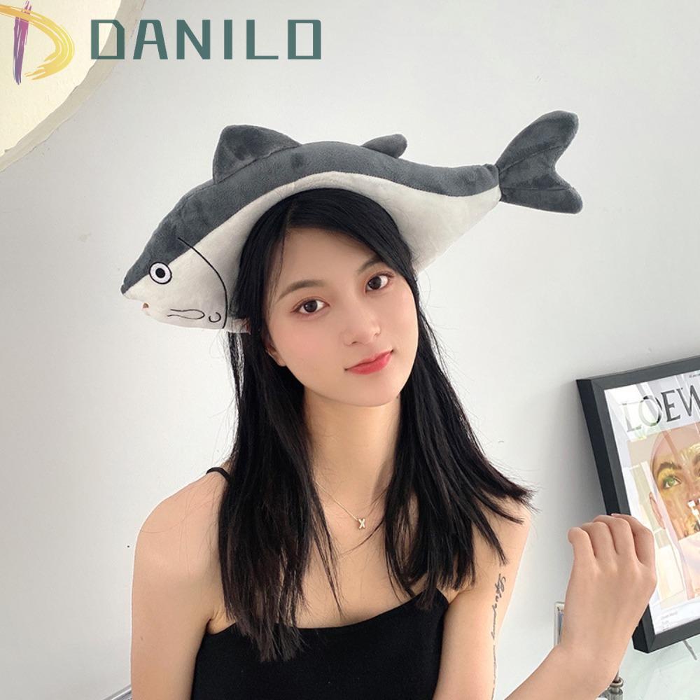 DANILO Băng Đô Cài Tóc Unisex Cỡ Lớn Dễ Thương Phong Cách Hàn Quốc