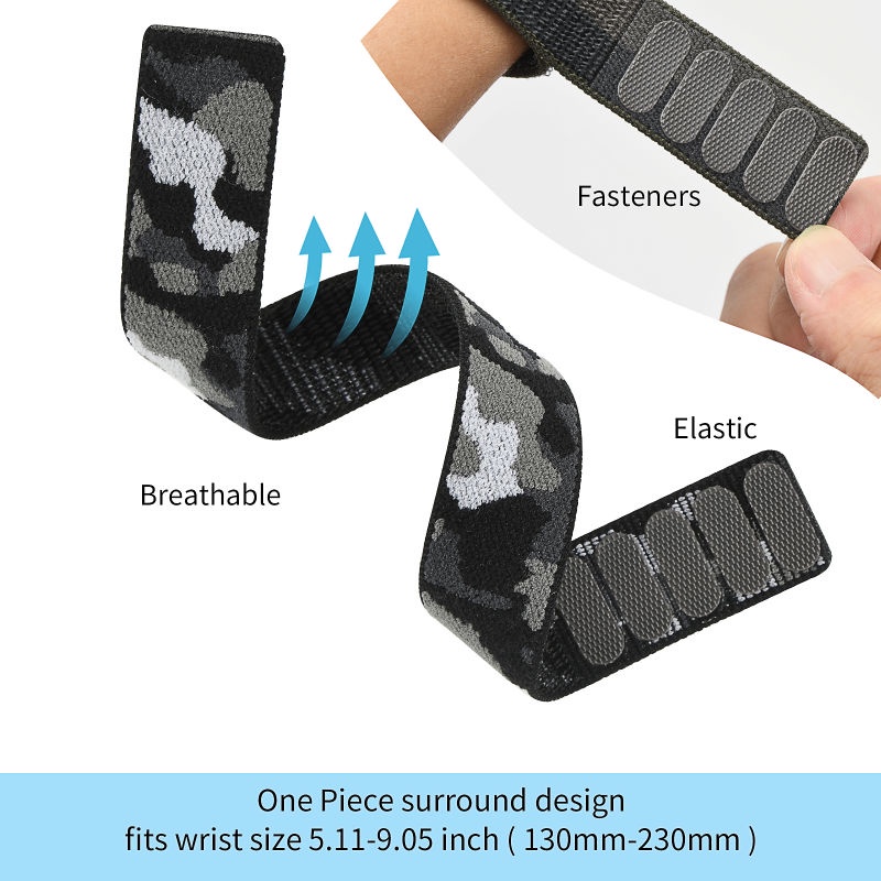 Dây Đeo Nylon 22mm Cho Đồng Hồ Thông Minh Garmin Instinct 2 / 2 Camo / 2 dezl / 2